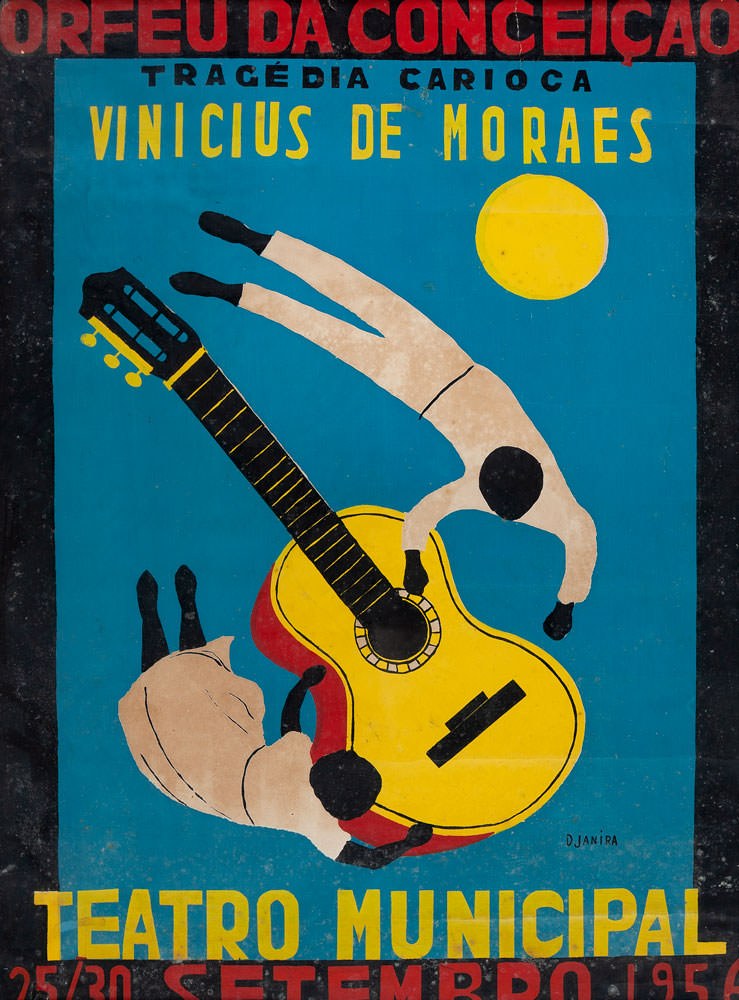 Djanira – Cartaz para a peça Orfeu da Conceição, 1956
