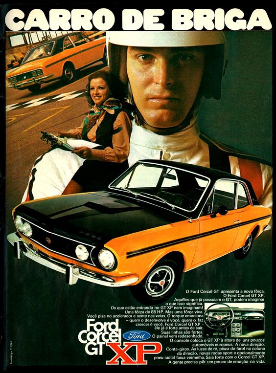 Propaganda Ford Corcel GT XP, 1971